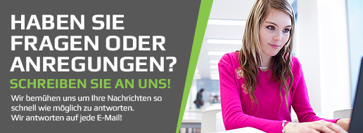 Haben sie fragen oder anregungen? Schreiben sie an uns!